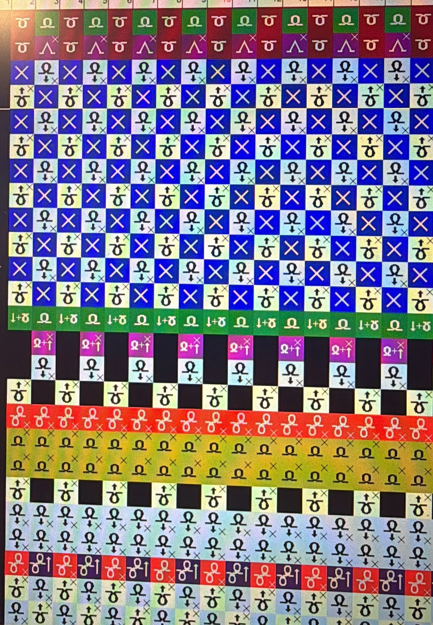 Programación digital de una estructura de punto