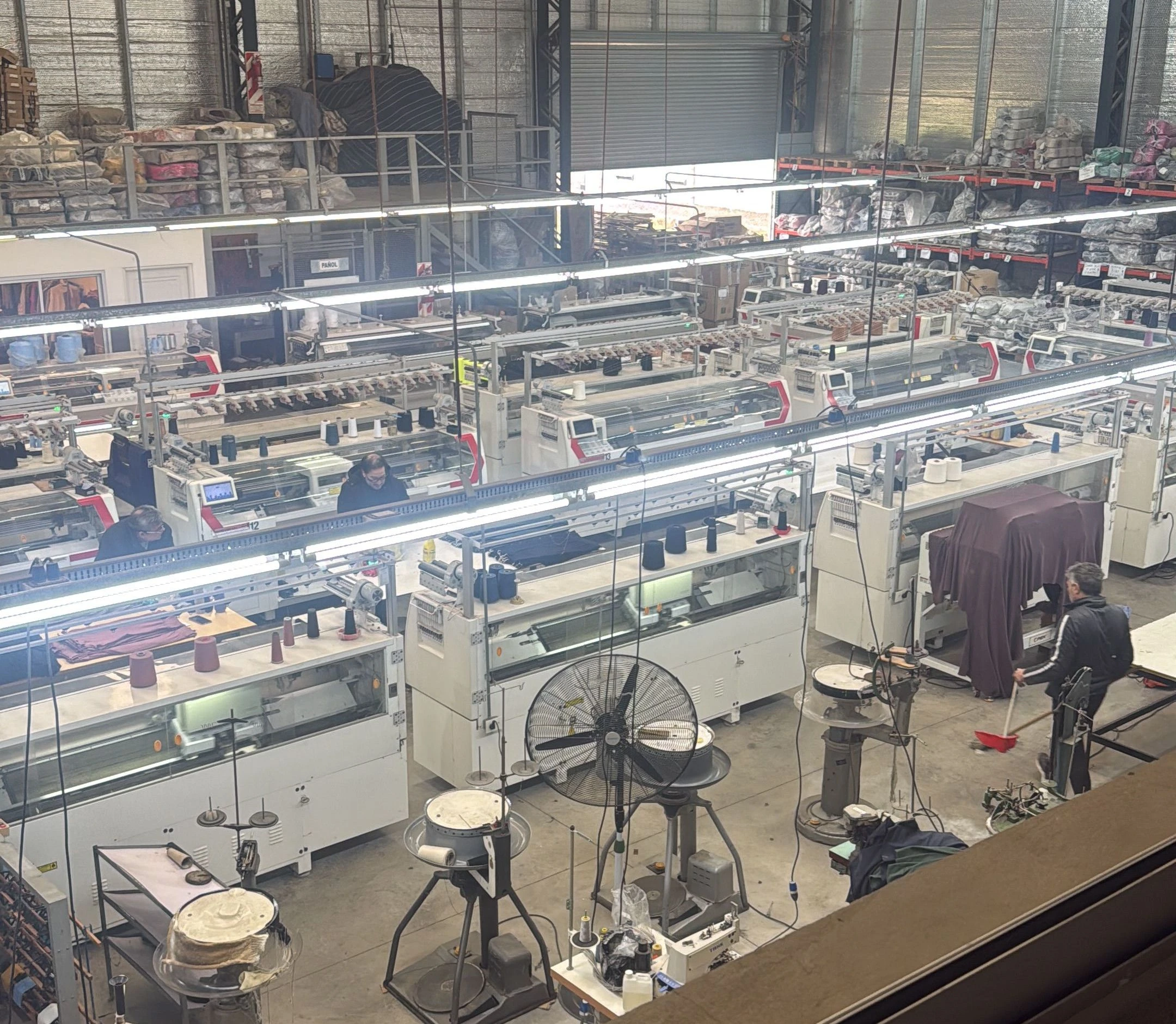 Vista general de la planta de producción